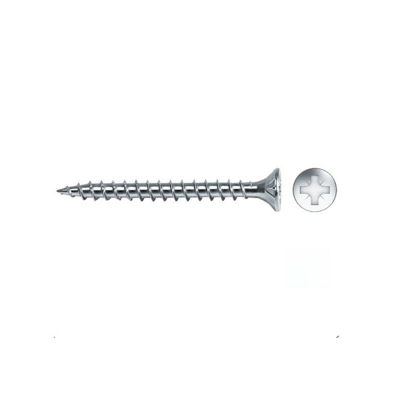 Scatola a viti CELO Vlox 25 mm 500 Unità Zincato Svasata Scatola a viti CELO Vlox 25 mm 500 Unità Zincato Svasata