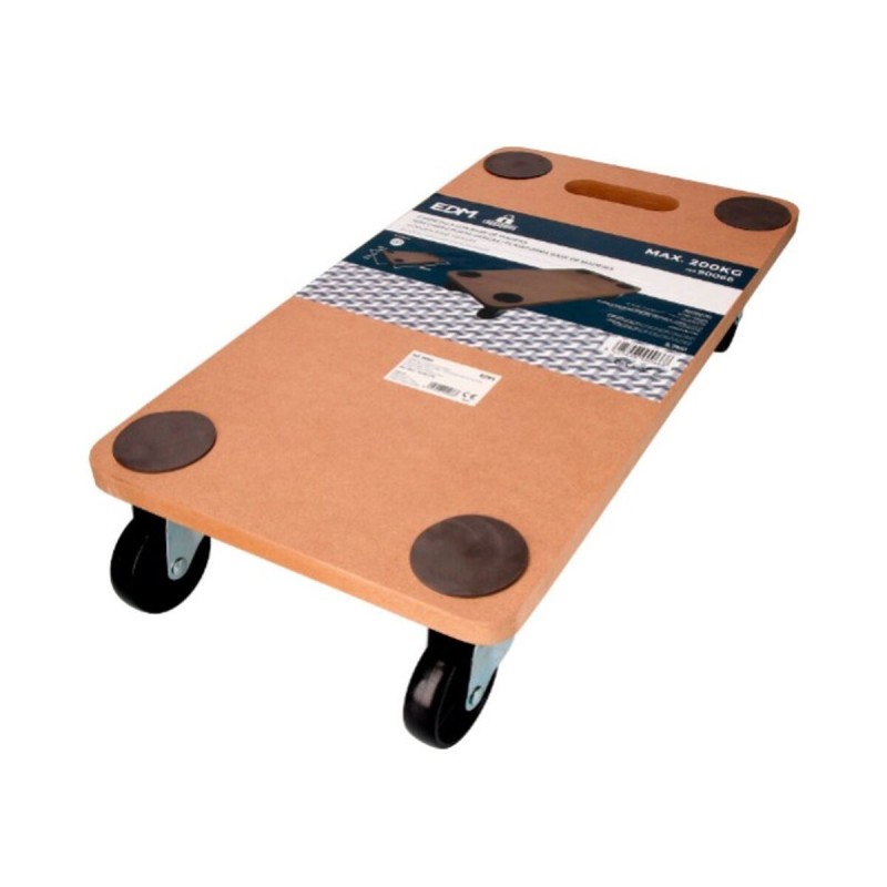 Piattaforma EDM Con ruote 58 x 30 x 12 cm 200 kg Piattaforma EDM Con ruote 58 x 30 x 12 cm 200 kg