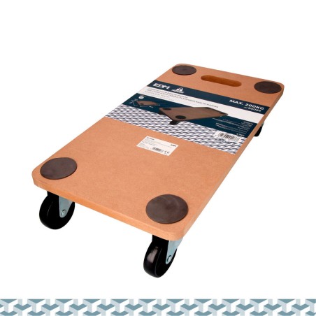 Piattaforma EDM Con ruote 58 x 30 x 12 cm 200 kg