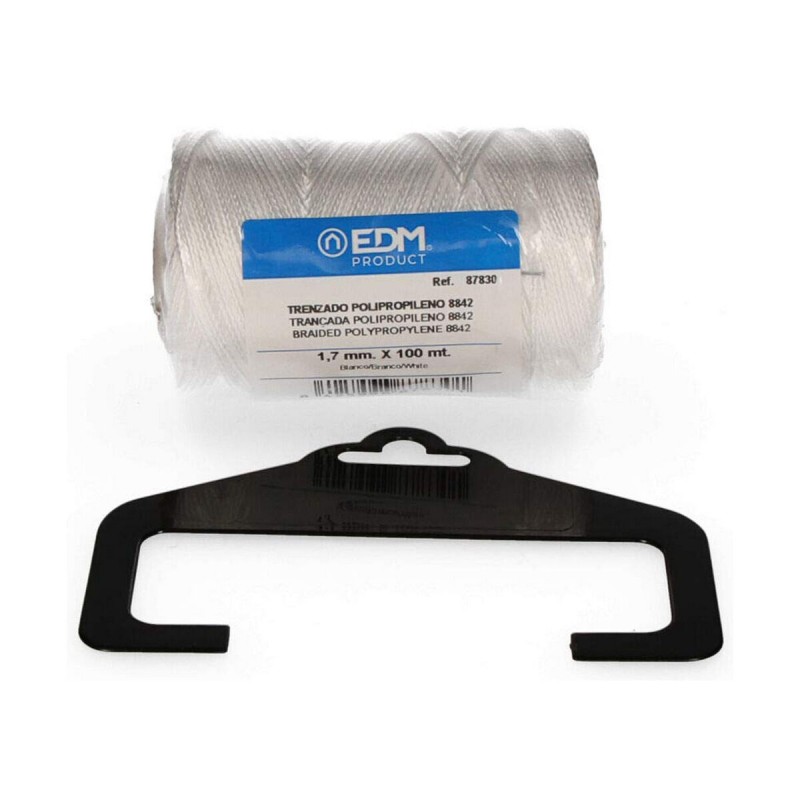Corda intrecciata EDM 87830 Bianco polipropilene Corda intrecciata EDM 87830 Bianco polipropilene