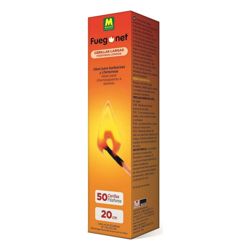 Fiammiferi Massó 20 cm 50 Unità Fiammiferi Massó 20 cm 50 Unità