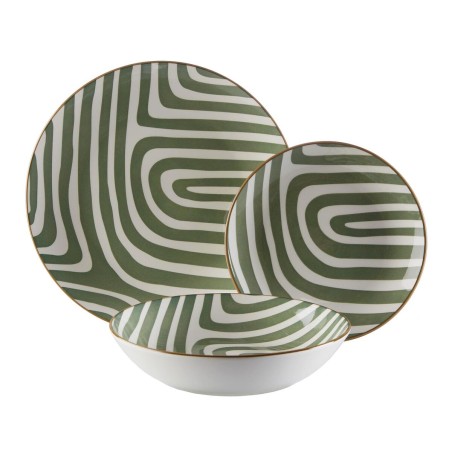 Servizio di Piatti Versa Verde Porcellana