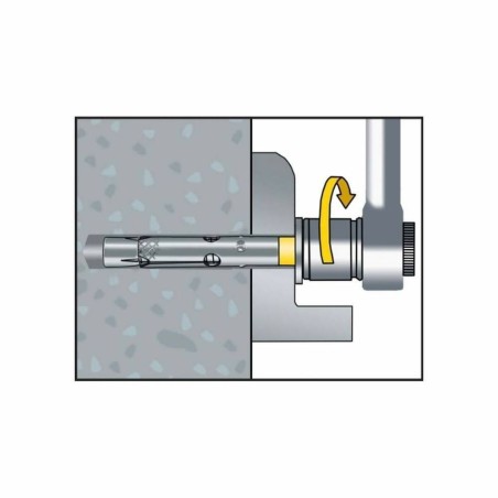 Scatola a viti CELO 8 x 60 mm 30 Unità Zincato