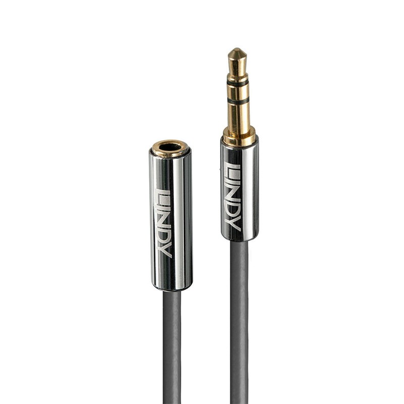 Cavo Prolunga Jack (3,5 mm) LINDY 35327 1 m Nero Antracite Cavo Prolunga Jack (3,5 mm) LINDY 35327 1 m Nero Antracite