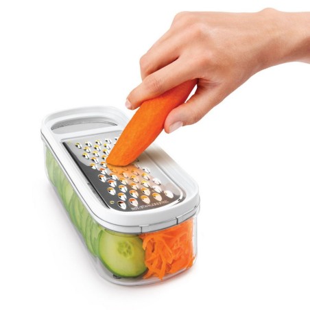 Grattugia con Contenitore Metaltex Rap-Box 3 in 1 ABS Acrilico (21 cm)