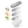 Grattugia con Contenitore Metaltex Rap-Box 3 in 1 ABS Acrilico (21 cm)