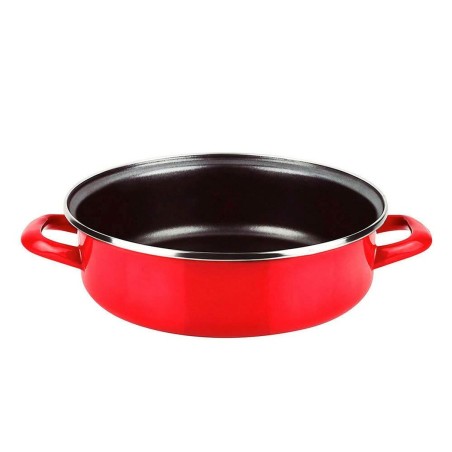 Porta torta Fagor Optimax Rosso Acciaio Smaltato Ø 24 cm