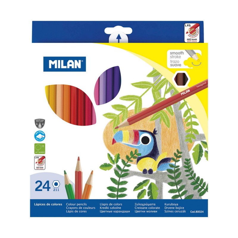Matite Milan 24 Pezzi Multicolore Matite Milan 24 Pezzi Multicolore