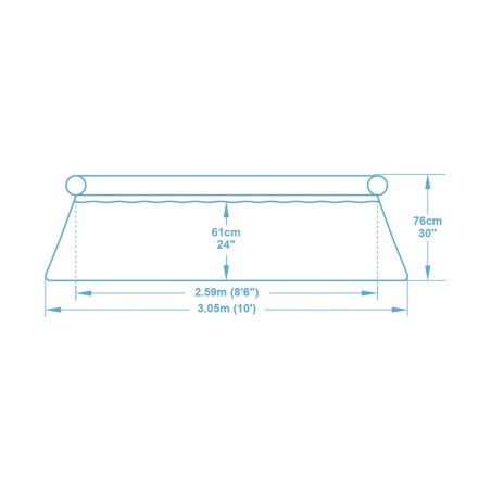 Piscina Gonfiabile Bestway 57270 ø 305 x 76 cm