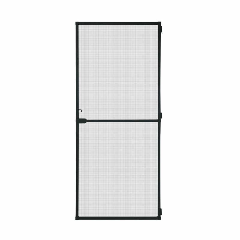 Tenda Zanzariera Schellenberg Porte Con cornice Fibra di Vetro Nero Alluminio (100 x 210 cm)