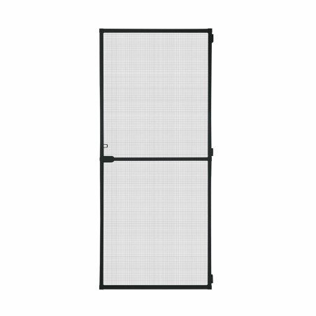 Tenda Zanzariera Schellenberg Porte Con cornice Fibra di Vetro Nero Alluminio (100 x 210 cm)