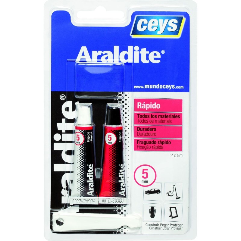 Adesivo Istantaneo Ceys Araldite 2 Pezzi Adesivo Istantaneo Ceys Araldite 2 Pezzi