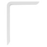 Supporto da Parete AMIG 4plus-21115 Mensole Alluminio Bianco (35 x 20 cm)