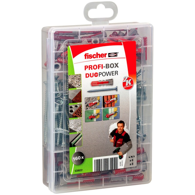 Dadi e viti Fischer duopower 160 Pezzi Dadi e viti Fischer duopower 160 Pezzi