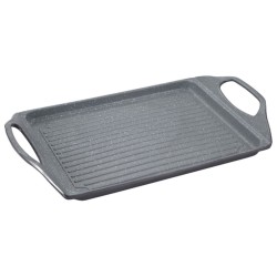 Griglia San Ignacio Lava Alluminio 45 x 27 cm Grigio