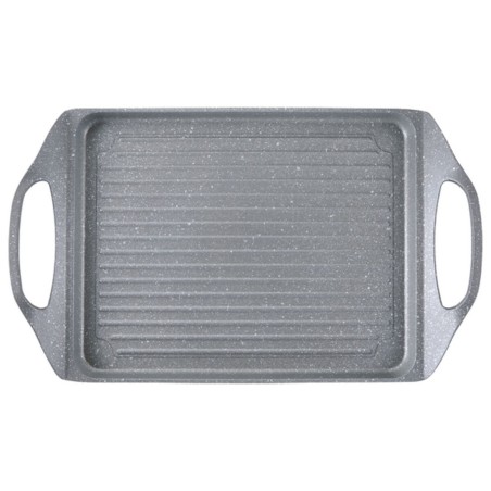 Griglia San Ignacio Lava Alluminio 45 x 27 cm Grigio