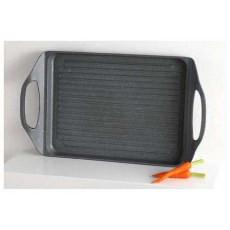 Griglia San Ignacio Lava Alluminio 45 x 27 cm Grigio