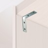 Staffa ad angolo EDM 86086 an02 Acciaio 8 x 8 x 1,5 cm 4 Unità