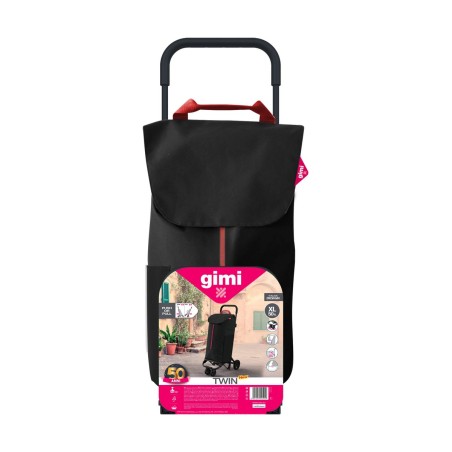 Carrello Gimi Twin Urban Nero 50 L 39 x 52 x 95 cm