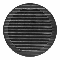 Griglia di ventilazione EDM 87722 Antracite Ø 15 cm