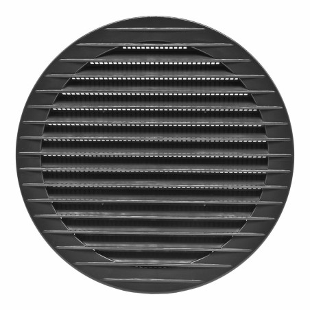 Griglia di ventilazione EDM 87722 Antracite Ø 15 cm