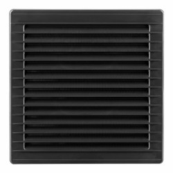 Griglia di ventilazione EDM 87726 Antracite 17 x 17 x 1,15 cm Zanzariera