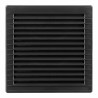 Griglia di ventilazione EDM 87726 Antracite 17 x 17 x 1,15 cm Zanzariera