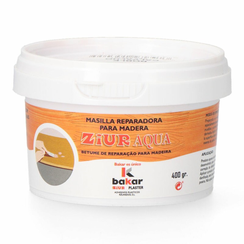 Stucco per legno Bakar Ziur Aqua Rovere 400 g Stucco per legno Bakar Ziur Aqua Rovere 400 g