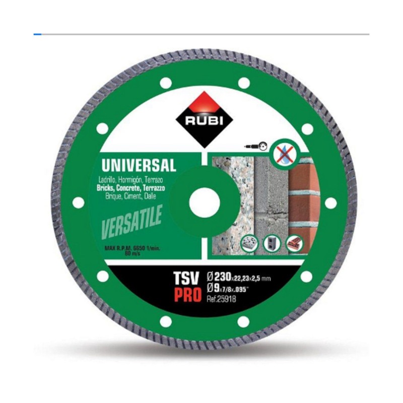 Disco da taglio Rubi pro 25918 Ø 230 mm Disco da taglio Rubi pro 25918 Ø 230 mm