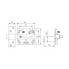Chiavistello di sicurezza IFAM CS88 Metallo Acciaio