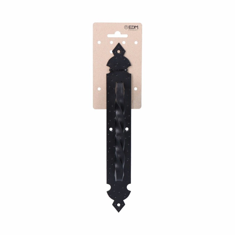 Maniglia della porta EDM 85256 Nero Ferro Forjare 275 mm Maniglia della porta EDM 85256 Nero Ferro Forjare 275 mm