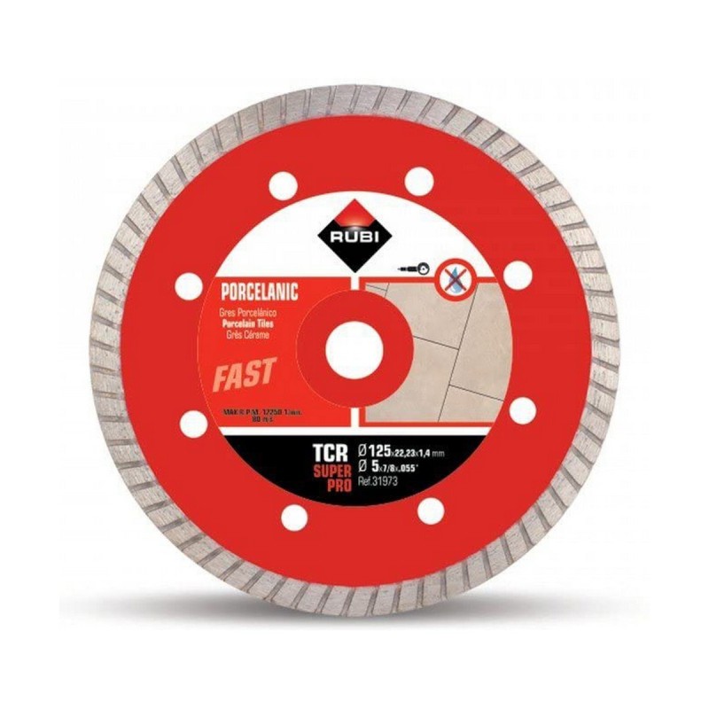 Disco da taglio Rubi superpro r31973 125 mm Disco da taglio Rubi superpro r31973 125 mm