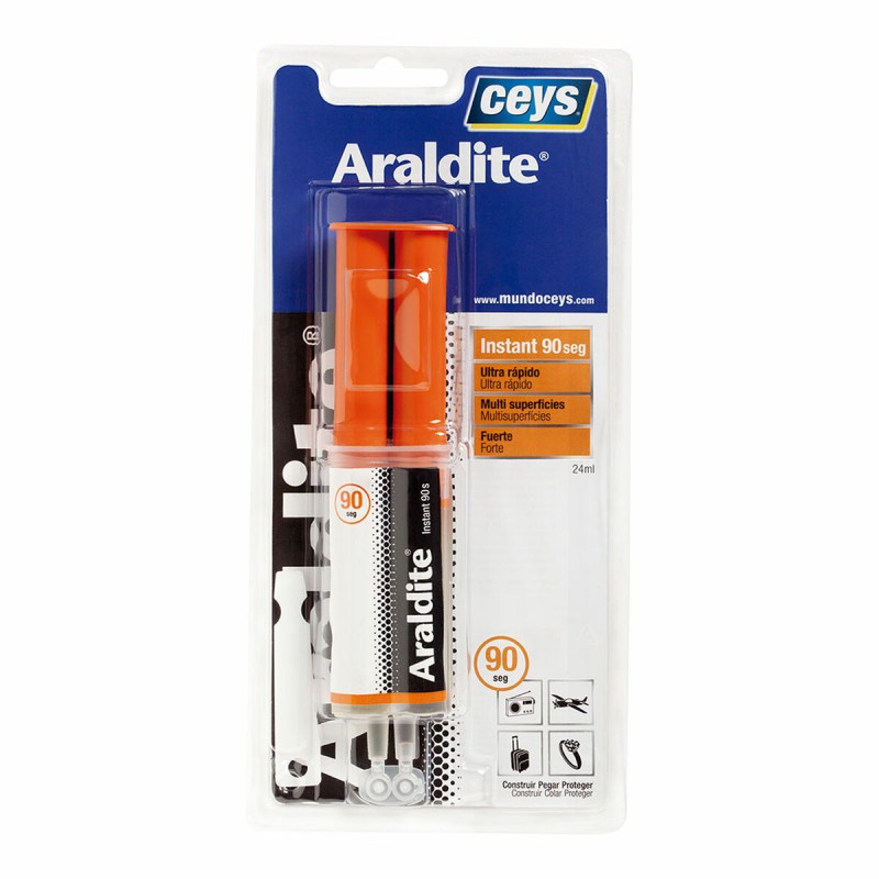 Adesivo Istantaneo Ceys Araldite 2 Pezzi Adesivo Istantaneo Ceys Araldite 2 Pezzi