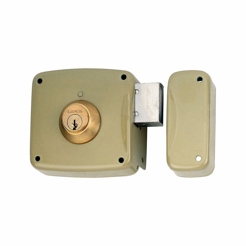 Serratura Lince 5124a-95124ahe12d Sovrapporre Acciaio 120 mm Destra Serratura Lince 5124a-95124ahe12d Sovrapporre Acciaio 120 mm Destra