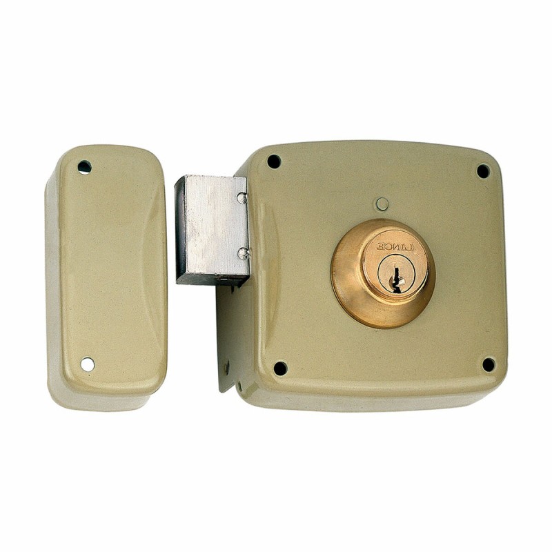 Serratura Lince 5124a-95124ahe12i Sovrapporre Acciaio 120 mm Sinistra Serratura Lince 5124a-95124ahe12i Sovrapporre Acciaio 120 mm Sinistra
