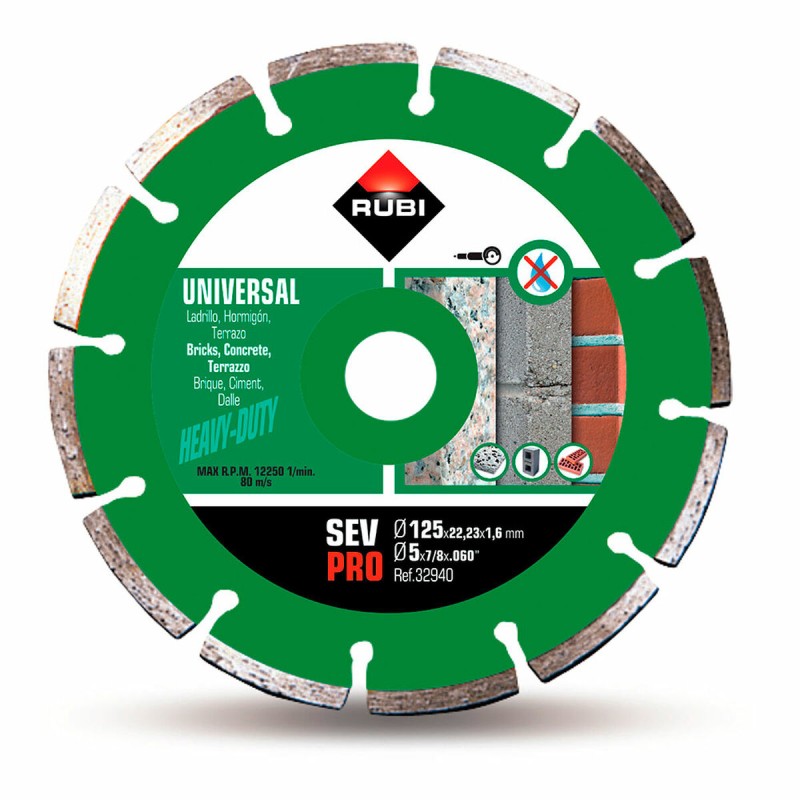 Disco da taglio Rubi pro r32940 125 mm Disco da taglio Rubi pro r32940 125 mm