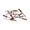 Rivetto Rapid 5001467 Punta da trapano Ø 4,8 x 12 mm Rame Alluminio (50 Unità)