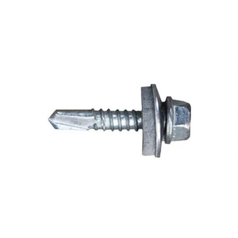 Scatola a viti CELO 7301 Zincato Ø 5,5 x 32 mm Con Rondella Esagonale Punta da trapano (500 Unità) Scatola a viti CELO 7301 Zincato Ø 5,5 x 32 mm Con Rondella Esagonale Punta da trapano (500 Unità)