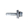 Scatola a viti CELO 7301 Zincato Ø 5,5 x 32 mm Con Rondella Esagonale Punta da trapano (500 Unità)