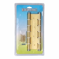 Cerniera Micel BS10 M57003 Dorato Alluminio 180 x 33 mm Doppia azione
