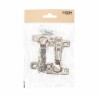 Cerniera EDM 85641 BC01 Metallo Acciaio 26 mm