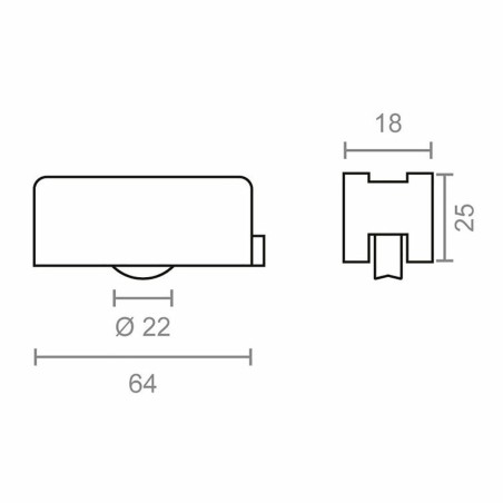 Battistrada EDM 85468 Alugom 400 rd20 Nylon 64 x 25 mm (2 Unità)