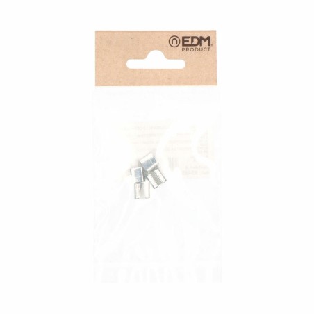 Blocco quadrato per serratura EDM 85489 CDD07 Acciaio 8 x 15 mm Riduttore (4 Unità)