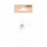 Blocco quadrato per serratura EDM 85489 CDD07 Acciaio 8 x 15 mm Riduttore (4 Unità)