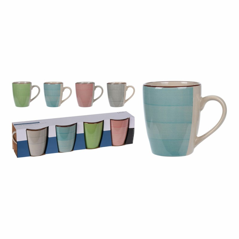 Set di 4 Tazze Mug Excellent Houseware 360 ml Set di 4 Tazze Mug Excellent Houseware 360 ml