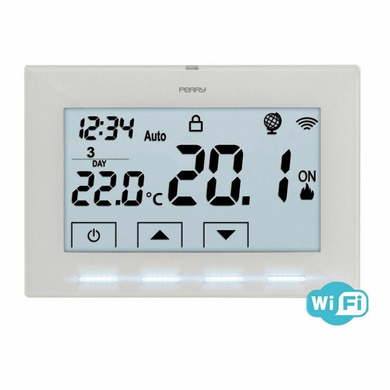 Cronotermostato Senza Fili Perry 1tx cr029 Wi-Fi Bianco Cronotermostato Senza Fili Perry 1tx cr029 Wi-Fi Bianco