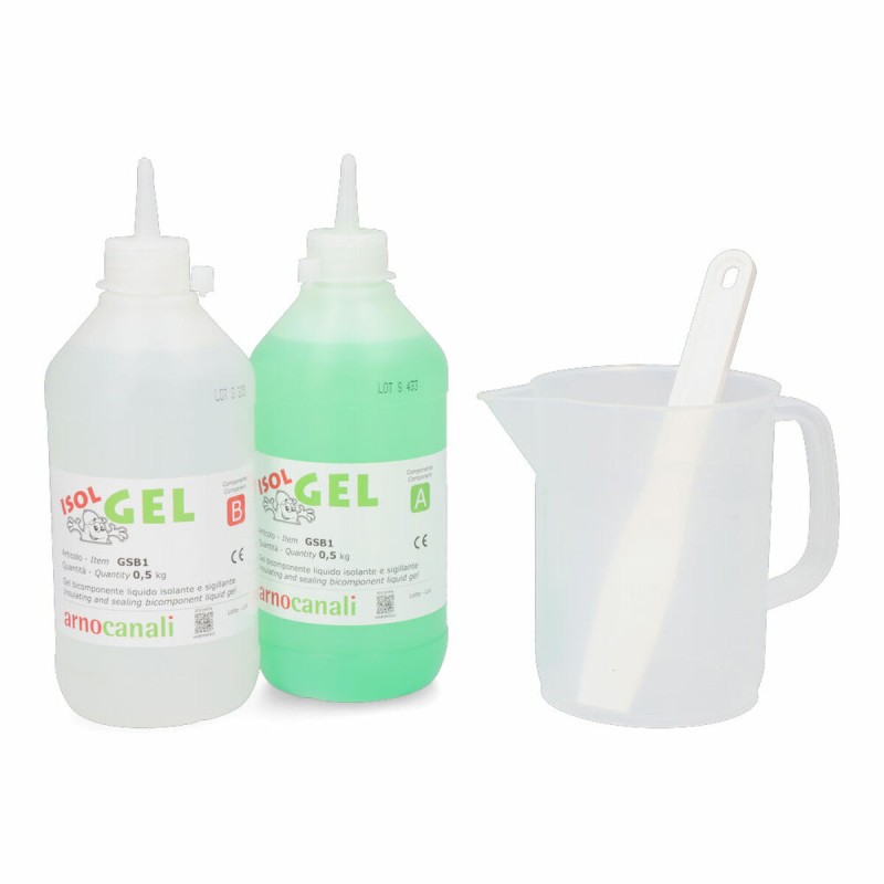 Kit di isolanti e sigillanti bicomponenti ArnoCanal Isogel 2 x 500 g Kit di isolanti e sigillanti bicomponenti ArnoCanal Isogel 2 x 500 g