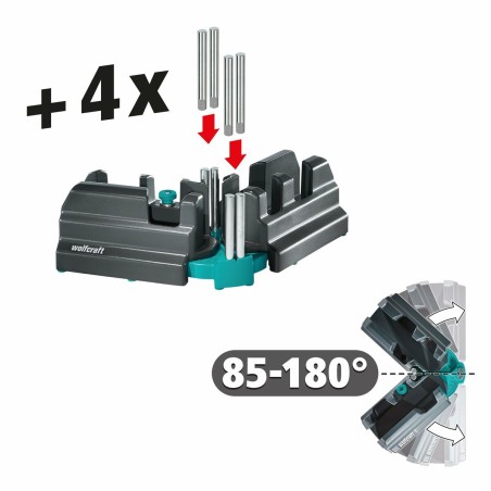 Staffa ad angolo Wolfcraft 6948000 Troncatrice