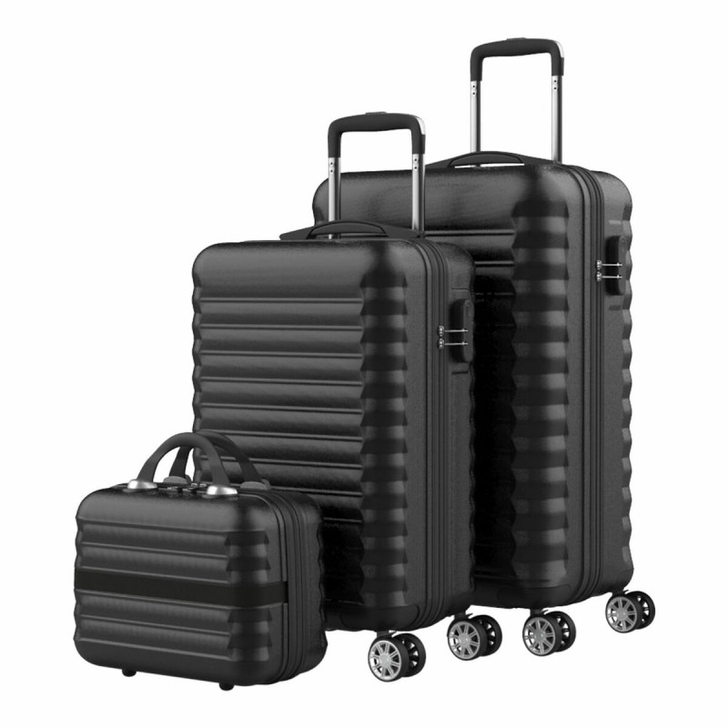 Set di valigie Numada Upfly Nero (3 Pezzi) Set di valigie Numada Upfly Nero (3 Pezzi)