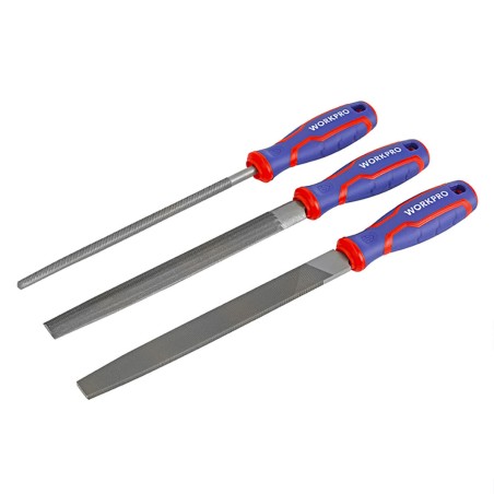 Set di lime Workpro 8" 3 Pezzi